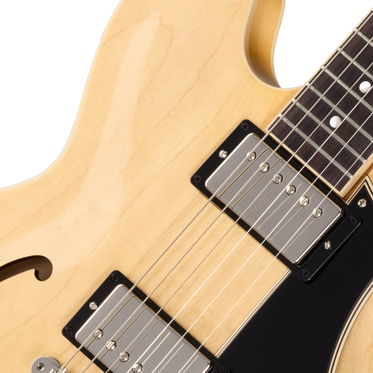 Gibson ES-335 50s Semi-Hollow Electric Guitar - Vintage Natural - View 6 | MusicMarket