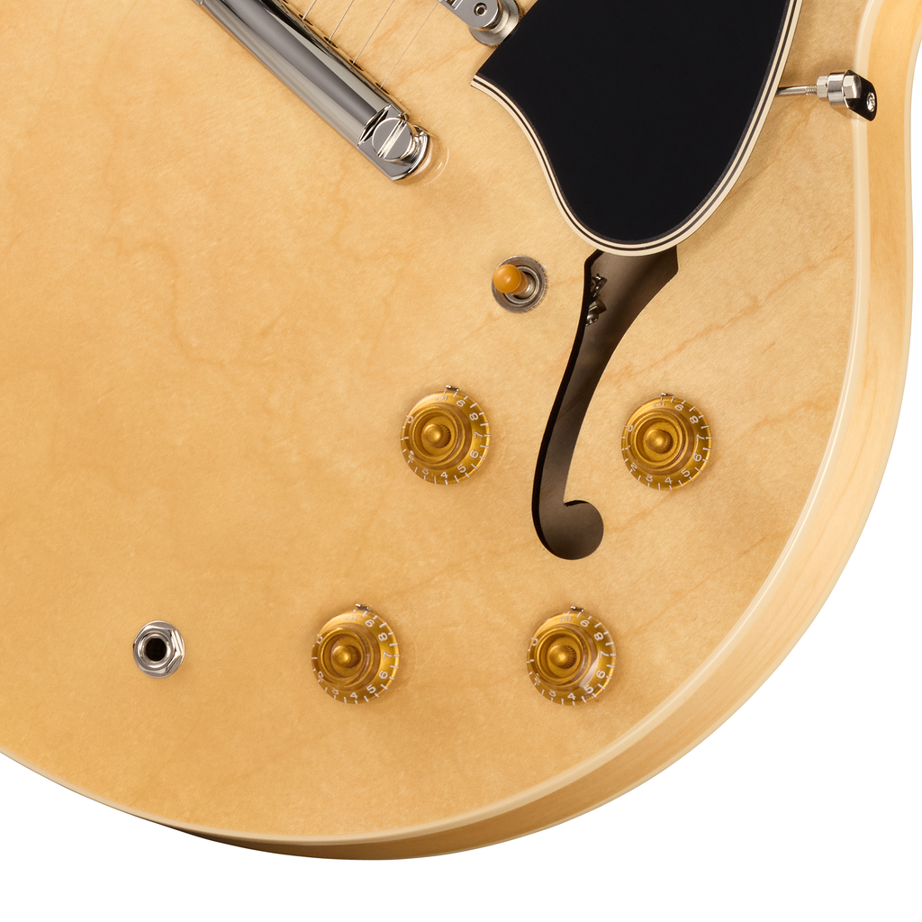 Gibson ES-335 50s Semi-Hollow Electric Guitar - Vintage Natural - View 7 | MusicMarket