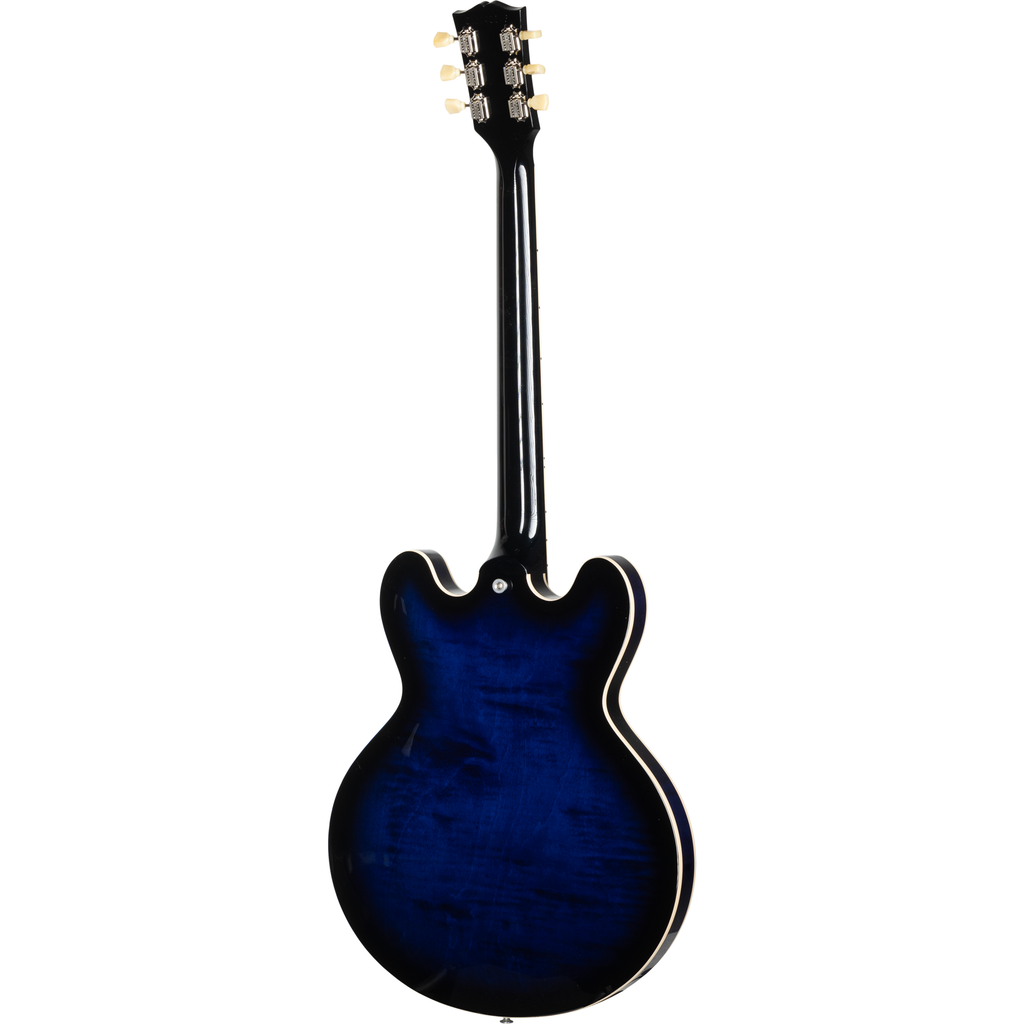 Gibson ES-335 Figured Semi-Hollow Electric Guitar - Deep Ocean Burst - View 10 | MusicMarket