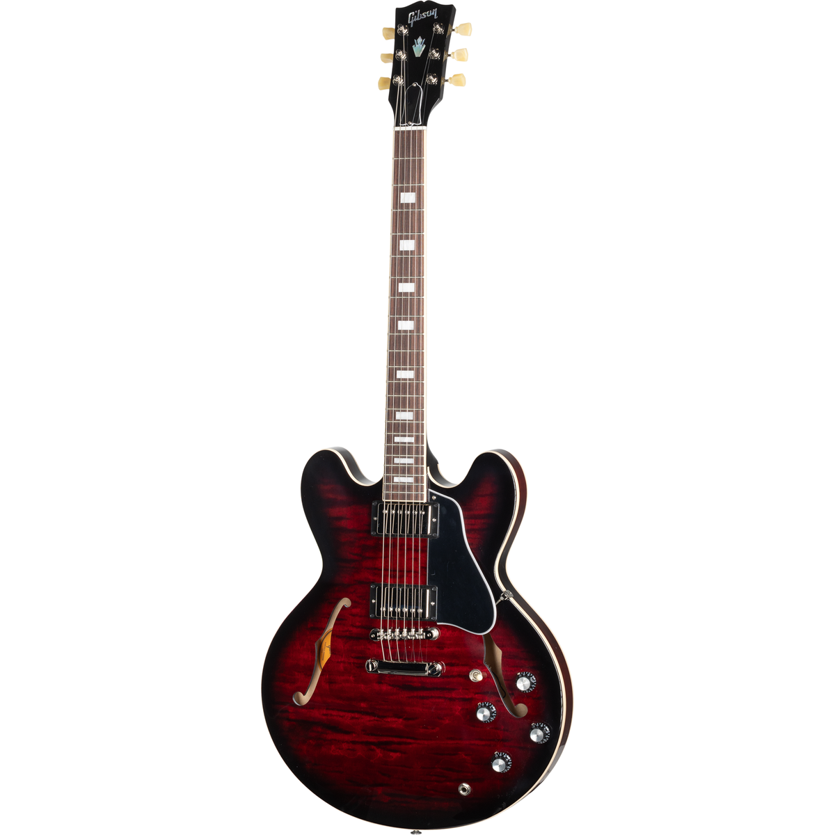 Gibson ES-335 Figured Semi-Hollow Electric Guitar - Blood Moon Burst - View 9 | MusicMarket