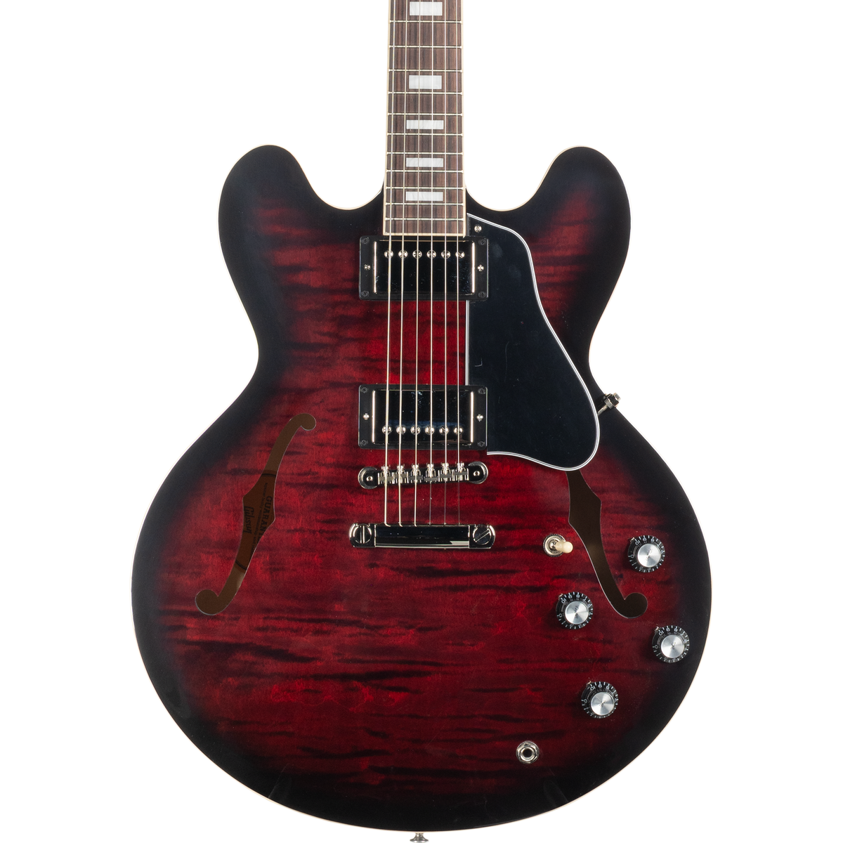 Gibson ES-335 Figured Semi-Hollow Electric Guitar - Blood Moon Burst - View 14 | MusicMarket