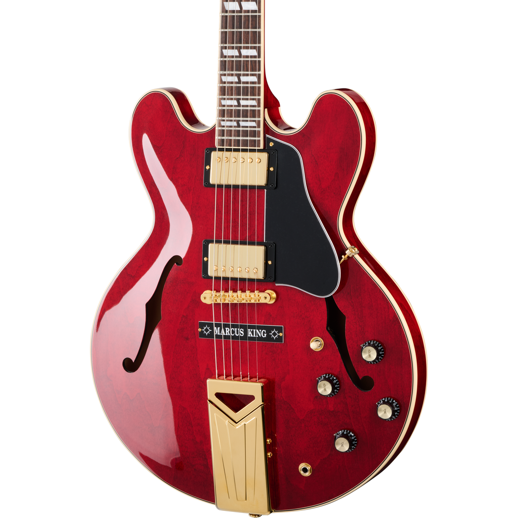 Gibson Marcus King Signature ES-345 Semi Hollow Electric Guitar - Sixties Cherry - MusicMarket