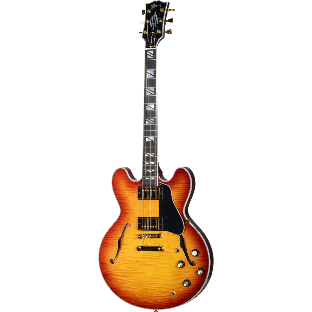 Gibson ES Supreme Semi Hollow Electric Guitar - Bourbon Burst - View 9 | MusicMarket