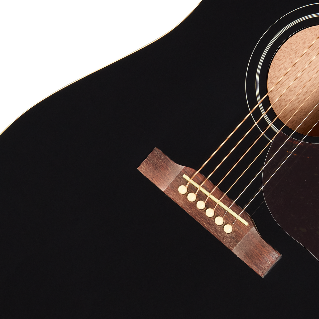 Epiphone Hummingbird Tribute Acoustic Guitar - Ebony - View 7 | MusicMarket