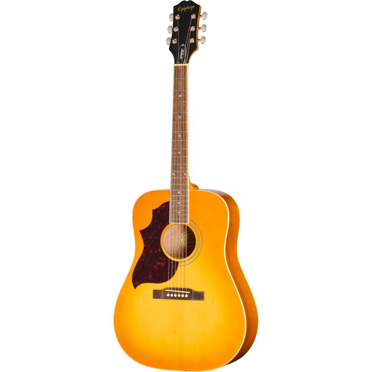Epiphone Hummingbird Tribute Left Handed Acoustic Guitar - Heritage Cherry Sunburst - View 2 | MusicMarket