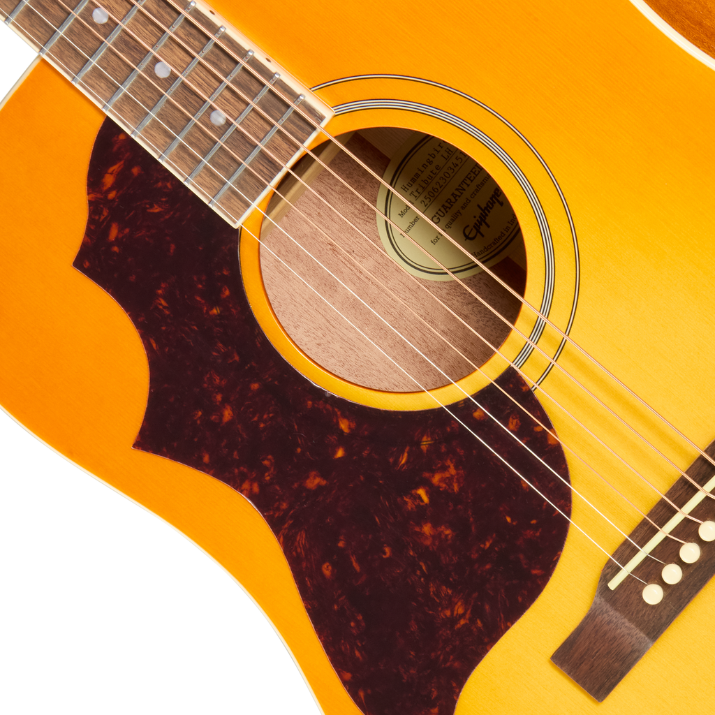 Epiphone Hummingbird Tribute Left Handed Acoustic Guitar - Heritage Cherry Sunburst - View 6 | MusicMarket