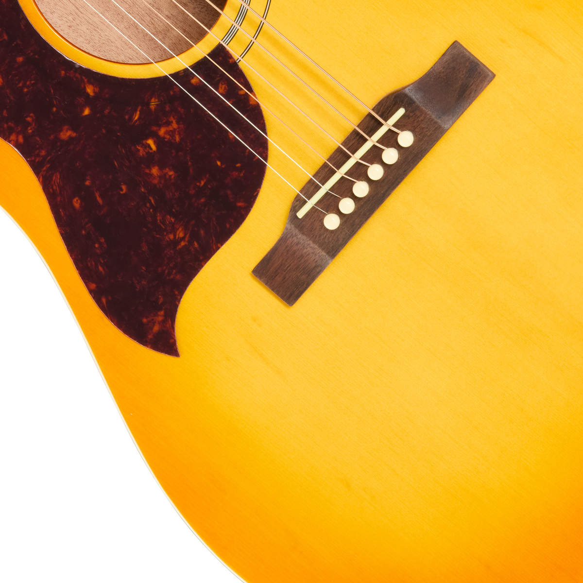 Epiphone Hummingbird Tribute Left Handed Acoustic Guitar - Heritage Cherry Sunburst - View 7 | MusicMarket