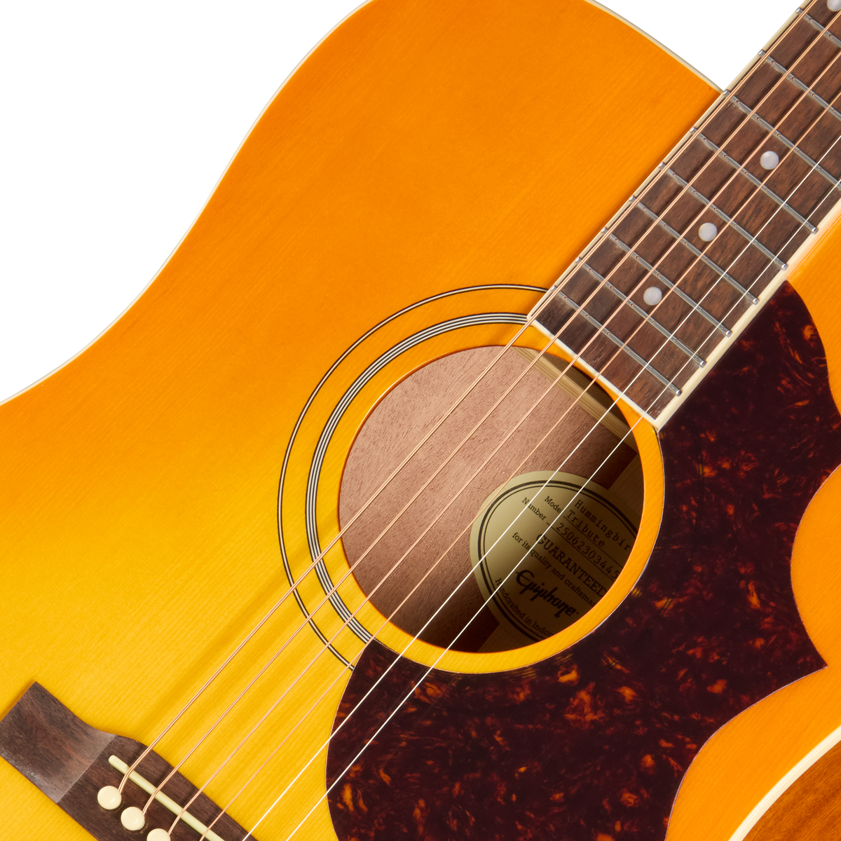 Epiphone Hummingbird Tribute Acoustic Guitar - Heritage Cherry Sunburst - View 6 | MusicMarket