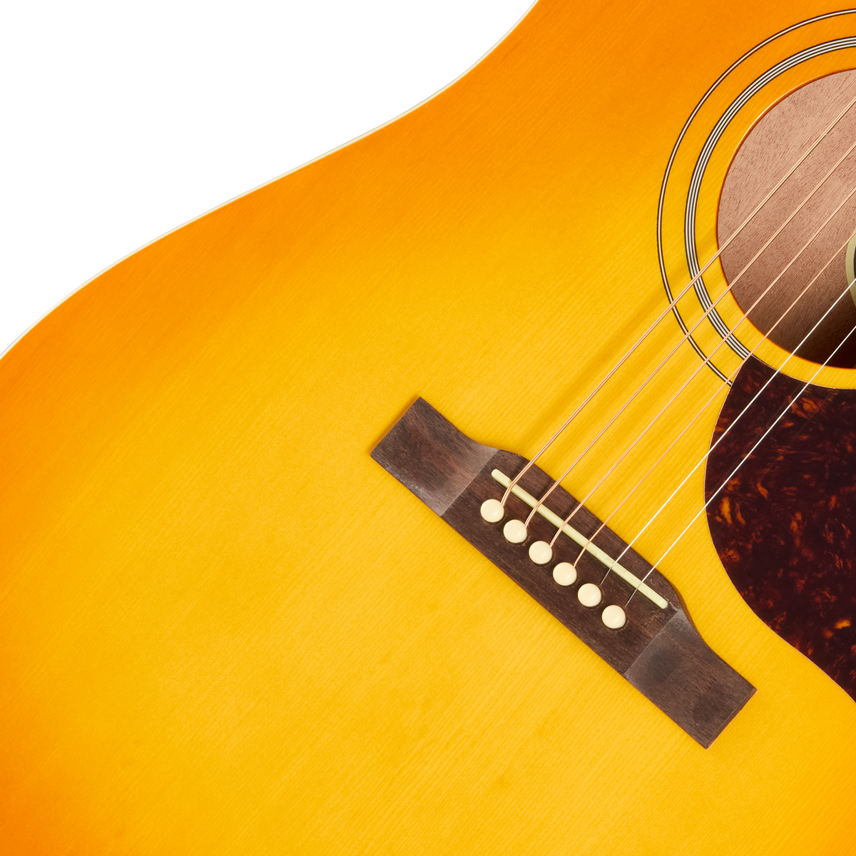 Epiphone Hummingbird Tribute Acoustic Guitar - Heritage Cherry Sunburst - View 7 | MusicMarket