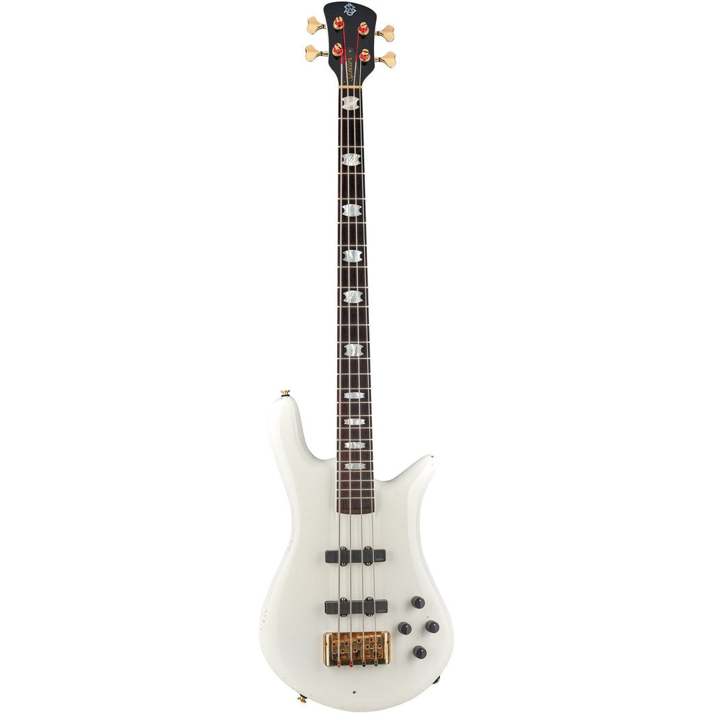 Spector Doug Wimbish Euro 4 Signature 4-String Electric Bass Guitar - Aged White - View 2 | MusicMarket