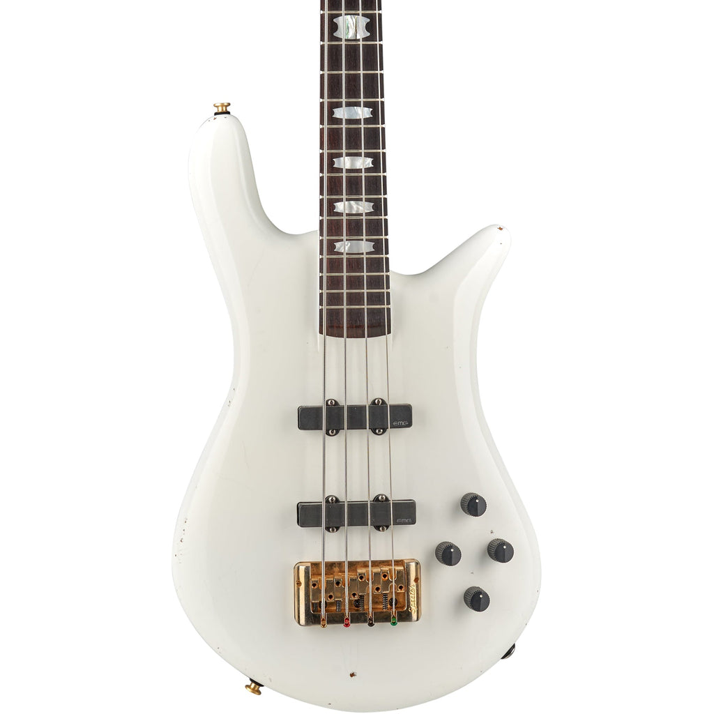 Spector Doug Wimbish Euro 4 Signature 4-String Electric Bass Guitar - Aged White - MusicMarket