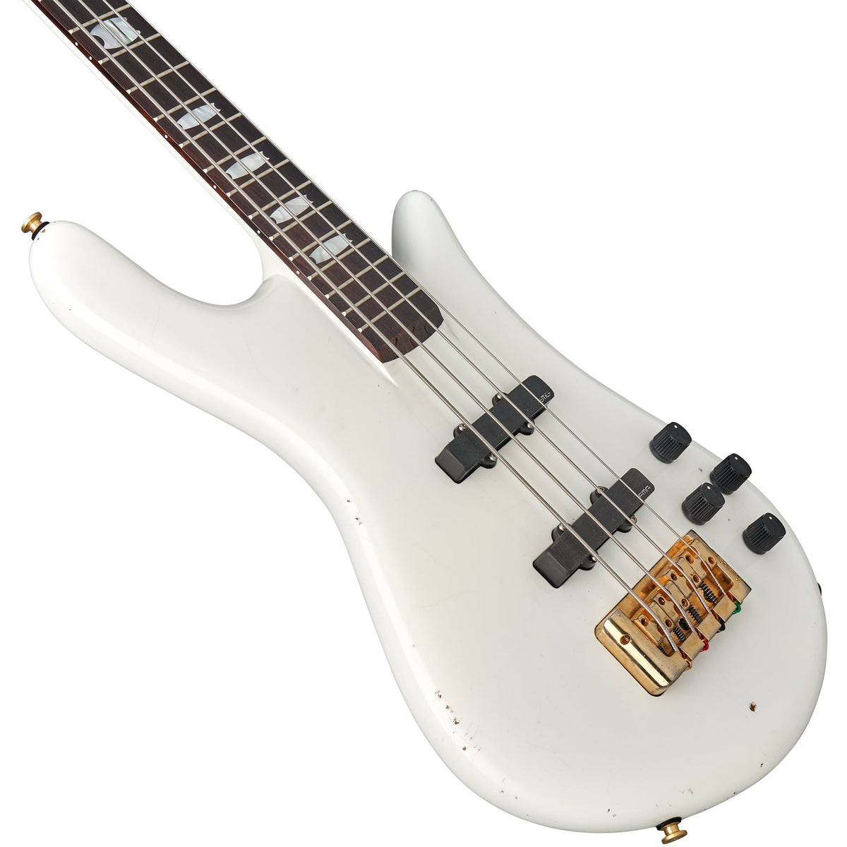 Spector Doug Wimbish Euro 4 Signature 4-String Electric Bass Guitar - Aged White - View 4 | MusicMarket