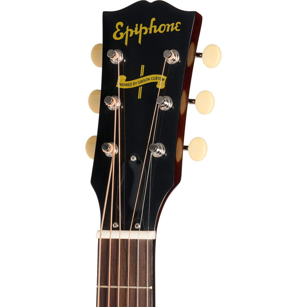 Epiphone 1942 Banner J-45 Reissue Acoustic Electric Guitar - Vintage Sunburst - View 4 | MusicMarket