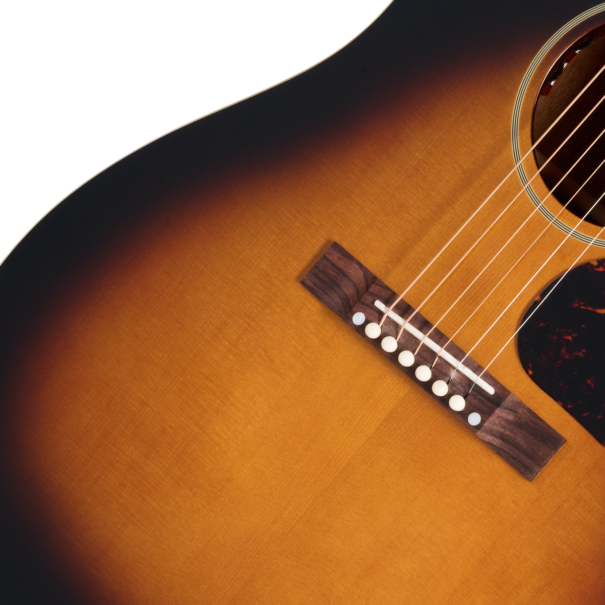 Epiphone 1942 Banner J-45 Reissue Acoustic Electric Guitar - Vintage Sunburst - View 7 | MusicMarket
