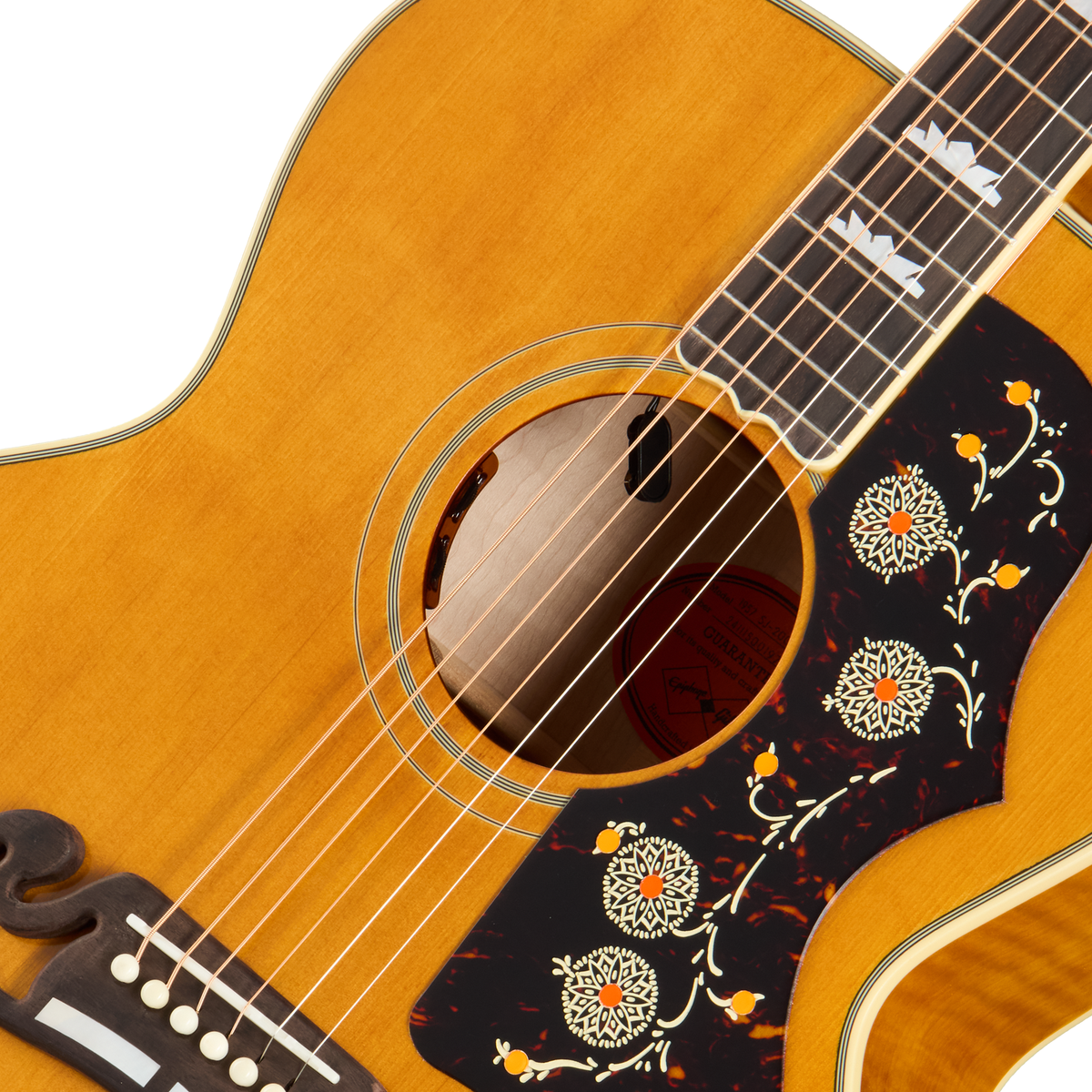 Epiphone 1957 SJ-200 Reissue Acoustic Electric Guitar - Antique Natural - View 6 | MusicMarket