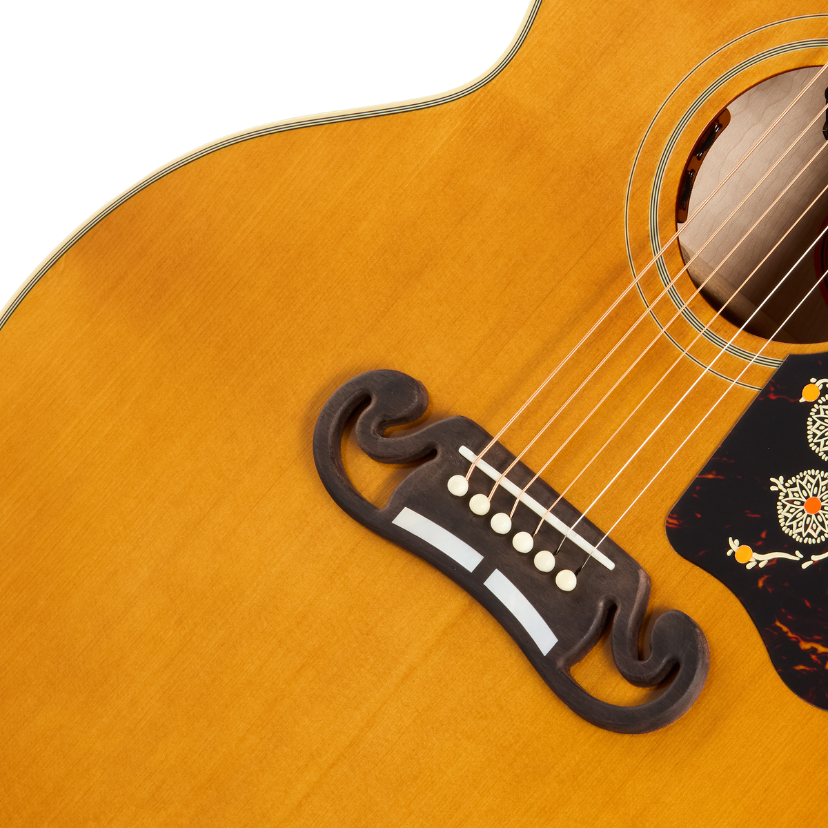 Epiphone 1957 SJ-200 Reissue Acoustic Electric Guitar - Antique Natural - View 7 | MusicMarket