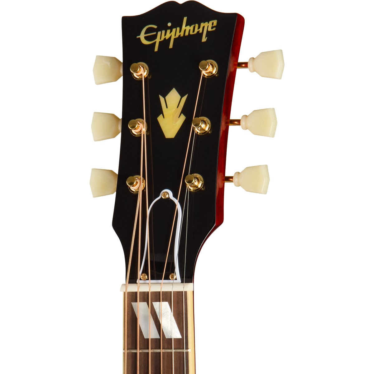 Epiphone 1960 Hummingbird Reissue Acoustic Electric Guitar - Heritage Cherry Sunburst - View 3 | MusicMarket