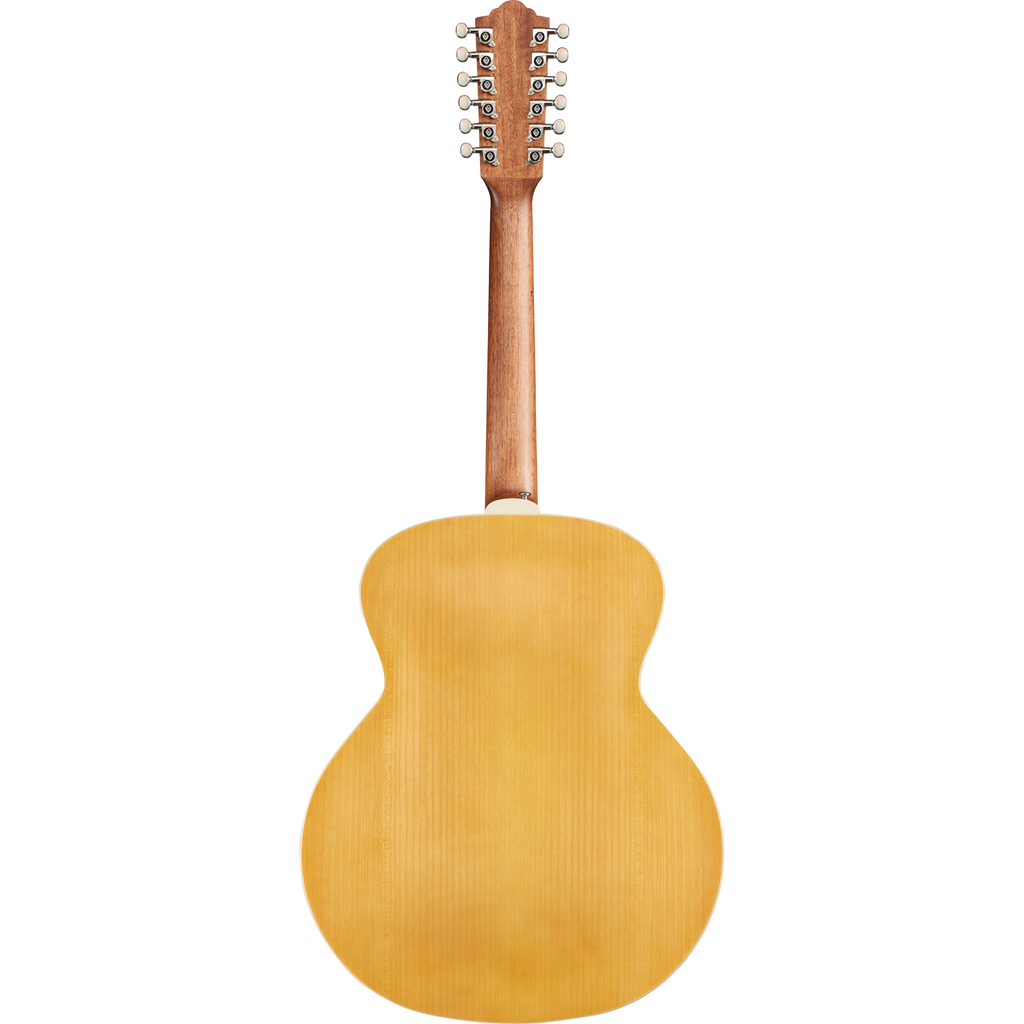 Guild F-2512E Maple Left Handed 12-String Acoustic Electric Guitar - Blonde - View 3 | MusicMarket