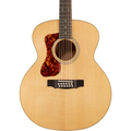 Guild F-2512E Maple Left Handed 12-String Acoustic Electric Guitar - Blonde - MusicMarket