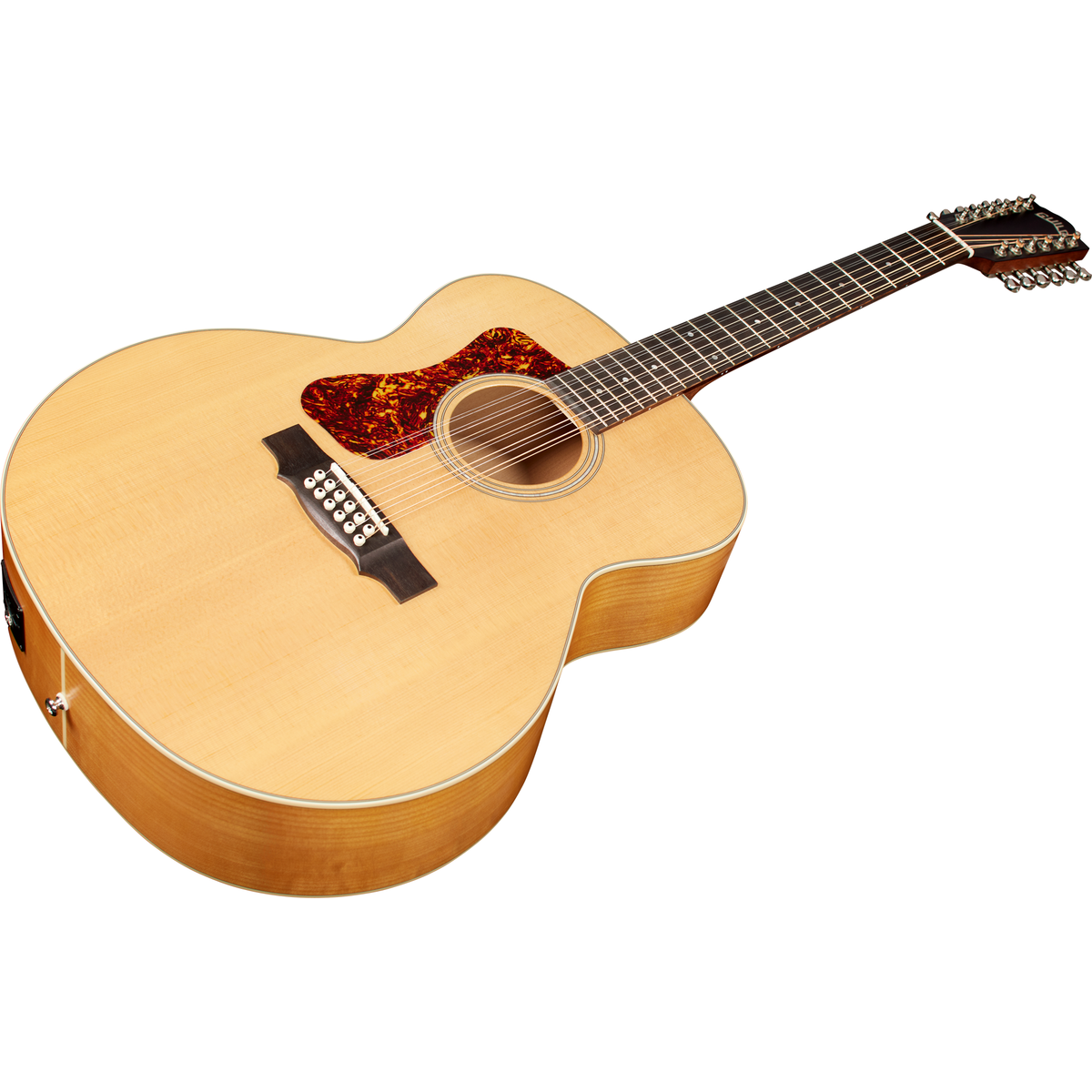Guild F-2512E MAPLE LH 12 String Jumbo Natural Left Hand - View 4 | MusicMarket