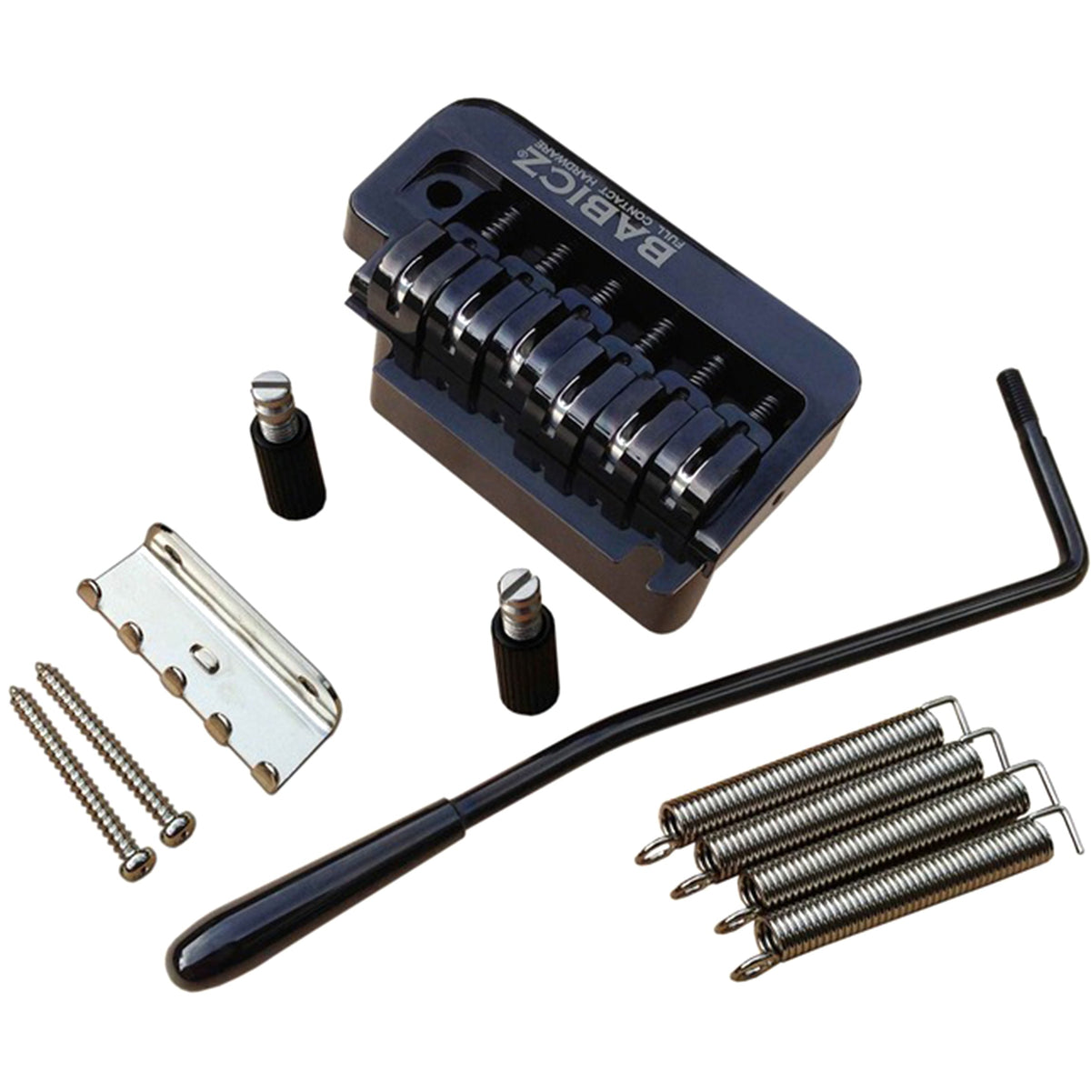 Babicz Full Contact FCH 2PT TREMOLO BRIDGE, 6 String - Black - MusicMarket
