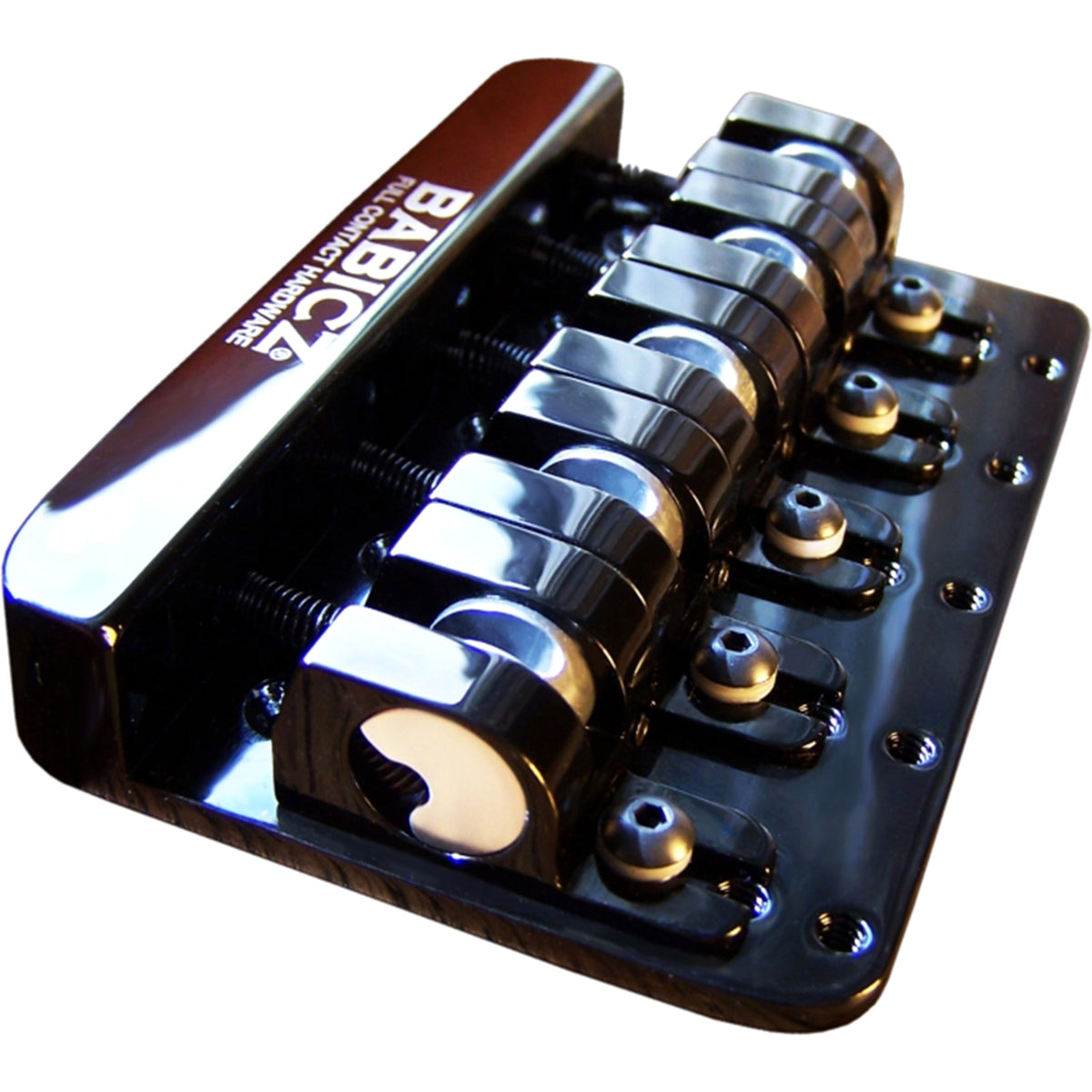 Babicz Full Contact Hardware FCH5 Bass Guitar Bridge - Black - MusicMarket