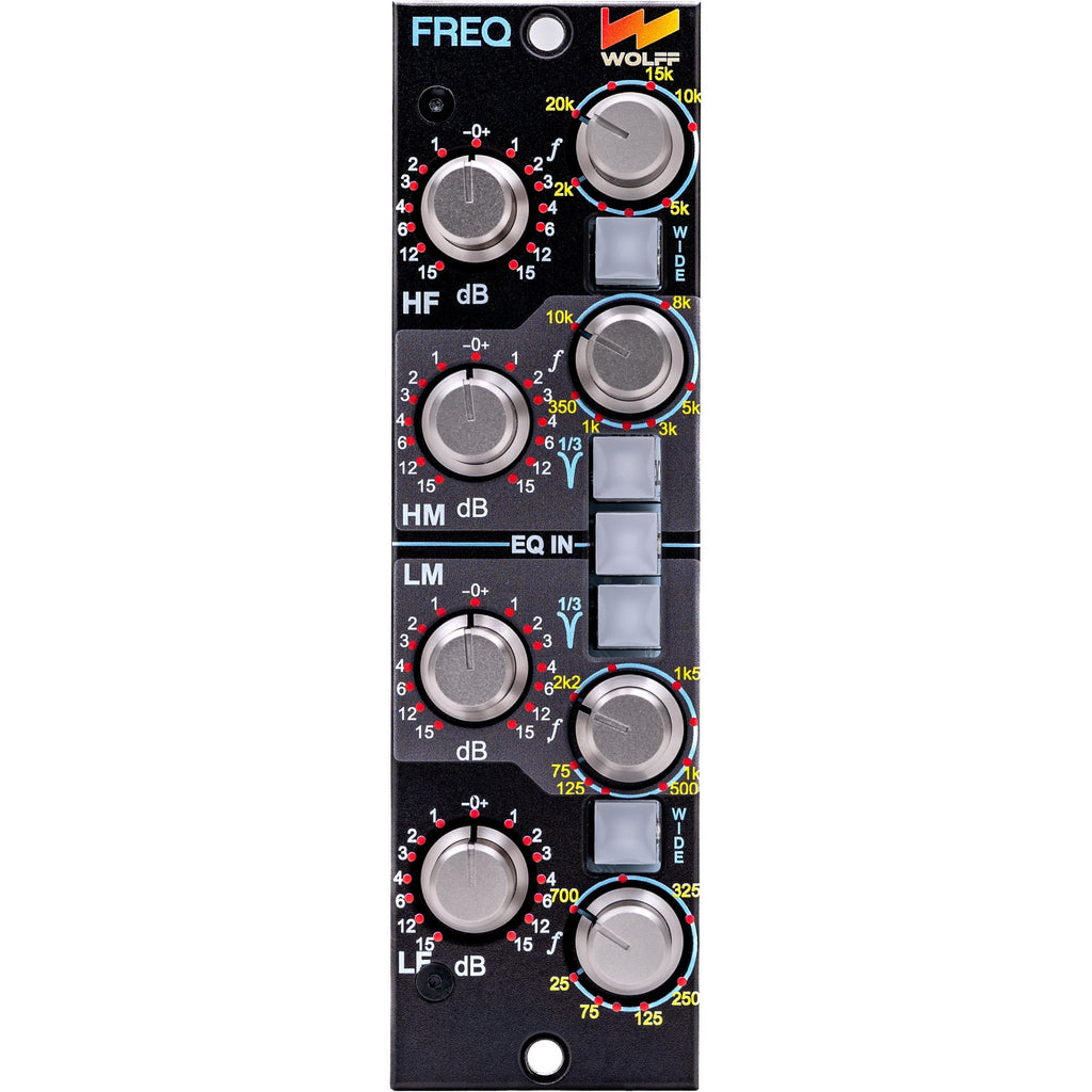 Wolff Audio Freq EQ Sweepable 500 Series Parametric EQ - MusicMarket