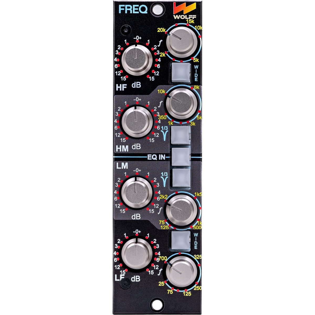 Wolff Audio Freq EQ Sweepable 500 Series Parametric EQ - MusicMarket