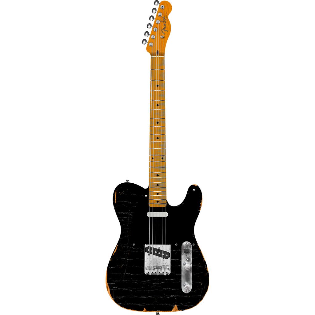 Fender Dealer Exclusive Vintera Road Worn '60s Double Esquire - Black - View 2 | MusicMarket