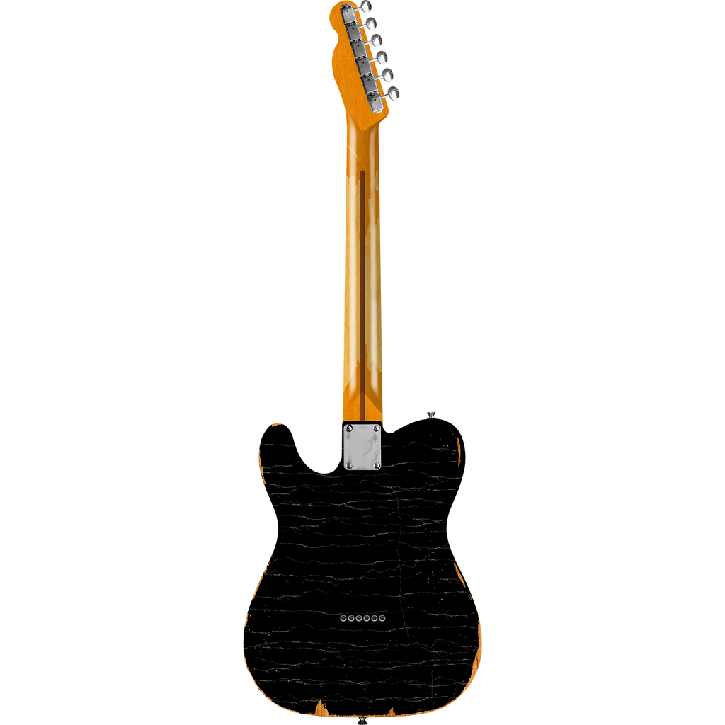 Fender Dealer Exclusive Vintera Road Worn '60s Double Esquire - Black - View 3 | MusicMarket