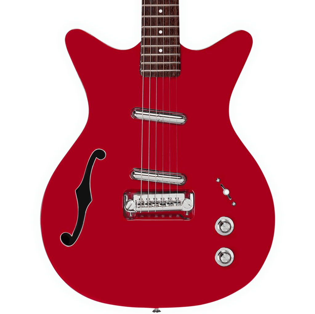 Danelectro Fifty Niner Semi-Hollow Electric Guitar - Red Top - MusicMarket