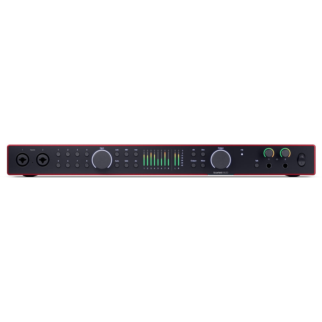 Focusrite Scarlett 18i20 4th Gen 18x20 USB Audio Interface - MusicMarket