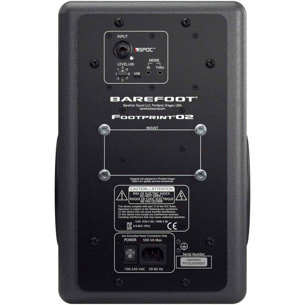 Barefoot Sound Footprint 02 Second Generation - View 3 | MusicMarket