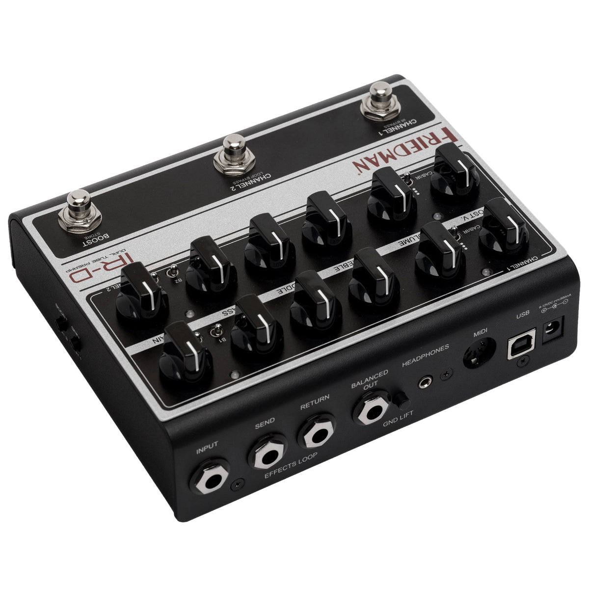 Friedman IR-D Dual Tube Preamp Pedal - View 4 | MusicMarket
