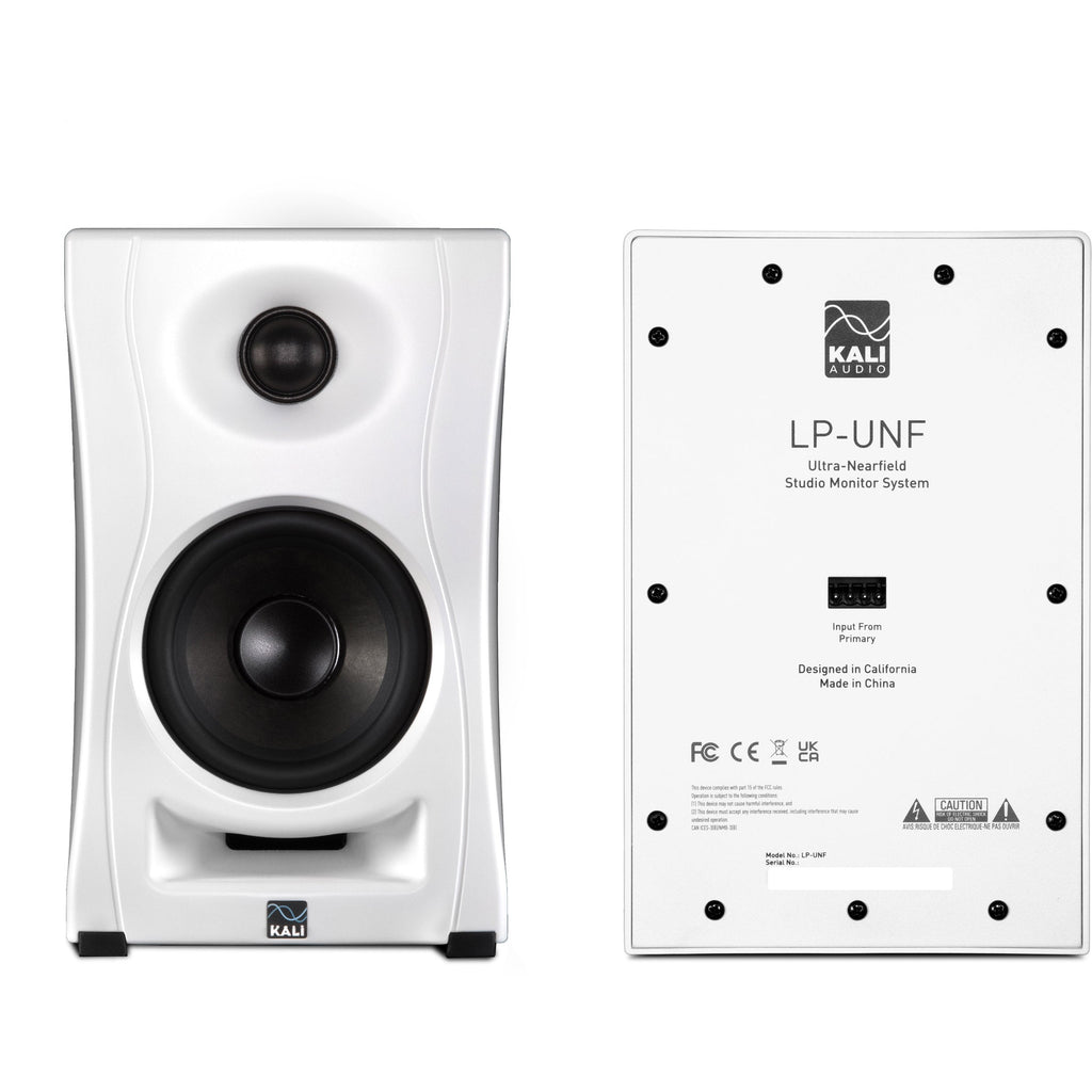 KALI AUDIO LP-UNF 4” Ultra Nearfield Powered Monitor System w/Bluetooth - Boundary Compensation EQ Settings - for