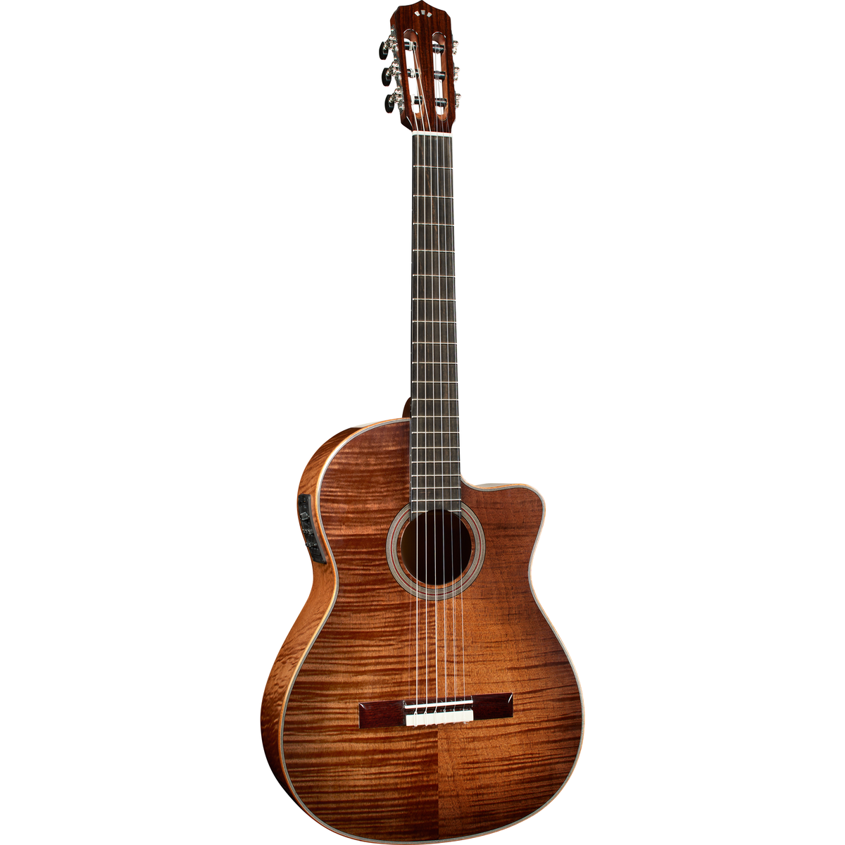 Cordoba Fusion 12 Acoustic Electric Guitar - Cinnamon Burst - View 4 | MusicMarket