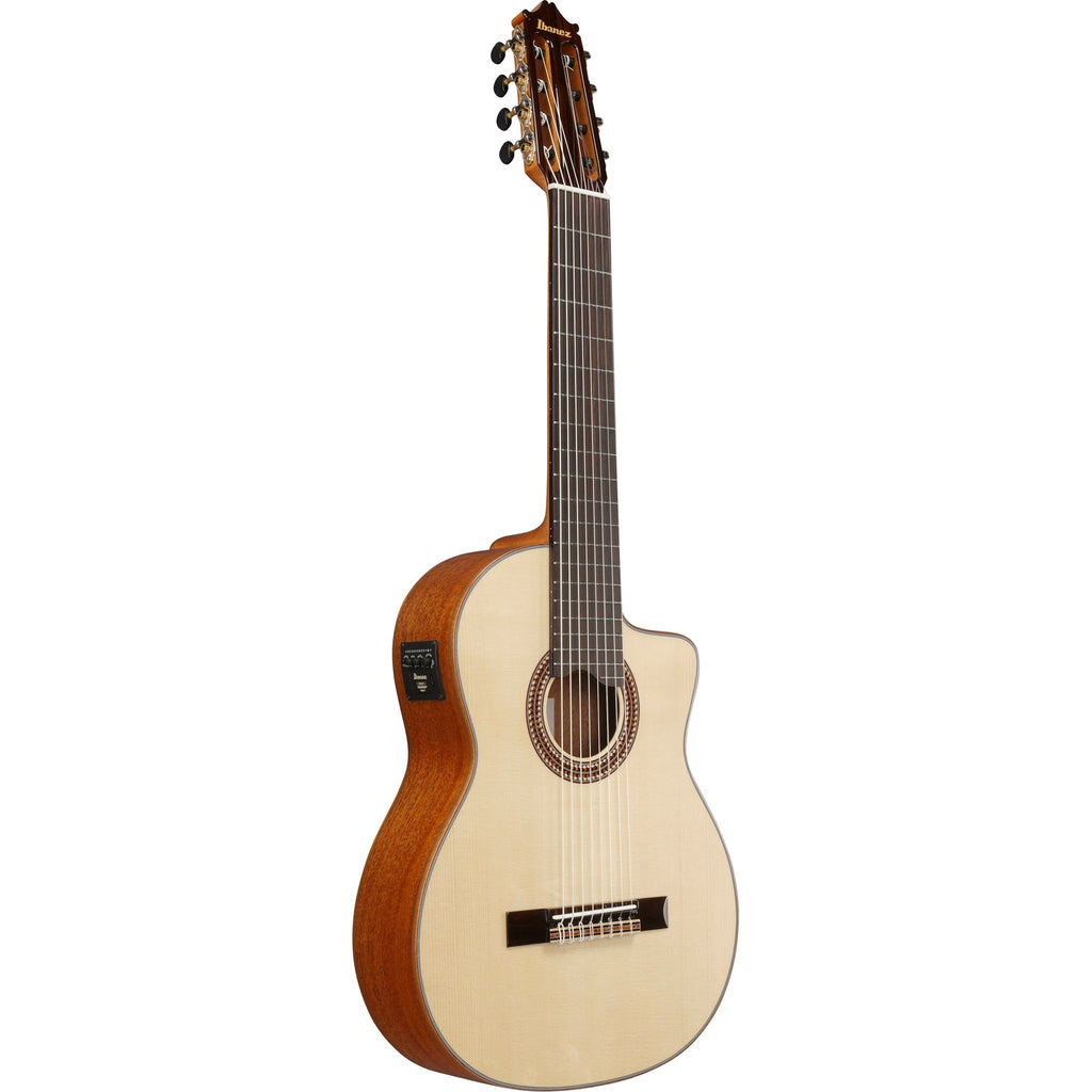 Ibanez GA3008CE GA 8-String Classical Acoustic Electric Guitar - Natural - View 4 | MusicMarket