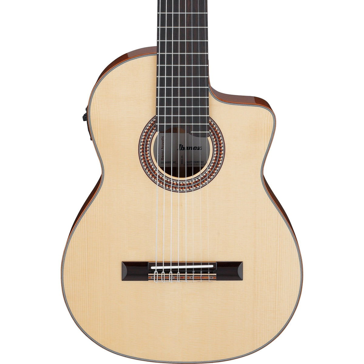 Ibanez GA3008CE GA 8-String Classical Acoustic Electric Guitar - Natural - MusicMarket