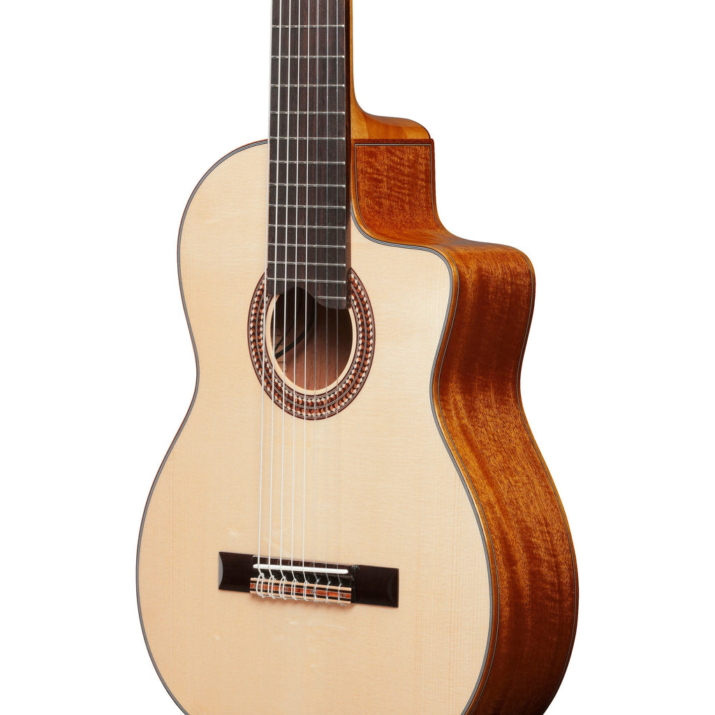 Ibanez GA3008CE GA 8-String Classical Acoustic Electric Guitar - Natural - View 5 | MusicMarket
