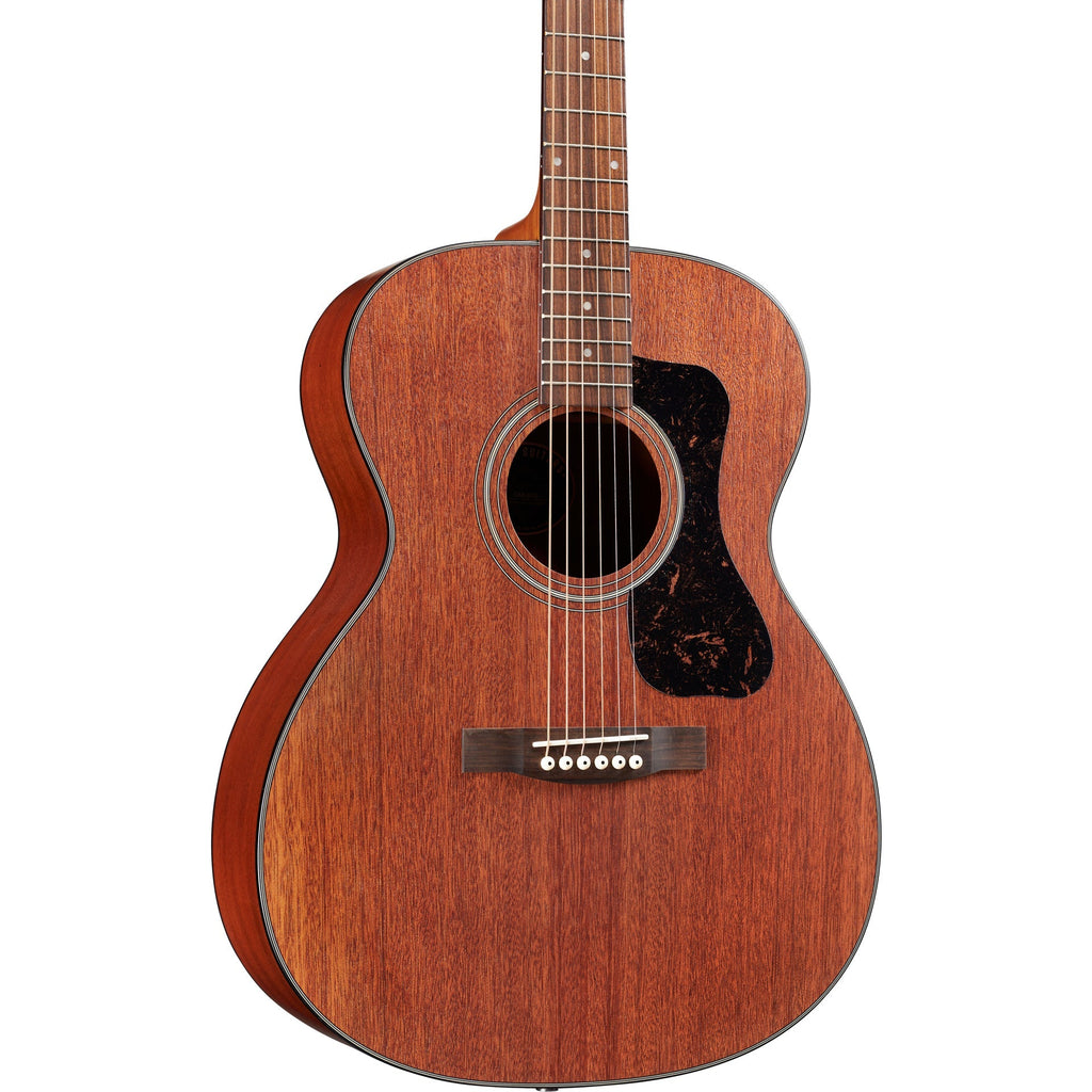 Guild OM-320 Natural Orchestra Model Acoustic Guitar - Solid Mahogany Top - View 7 | MusicMarket
