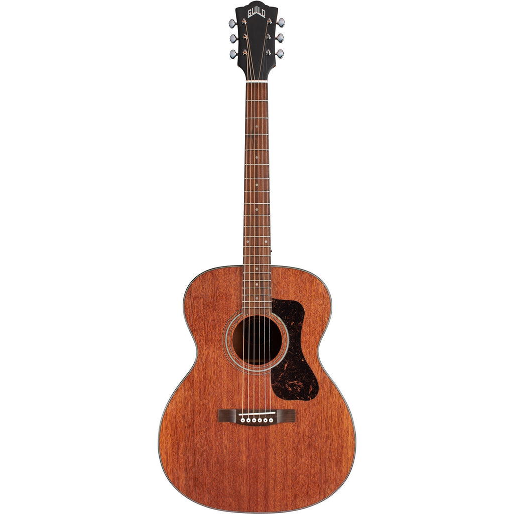 Guild OM-320 Natural Orchestra Model Acoustic Guitar - Solid Mahogany Top - View 2 | MusicMarket