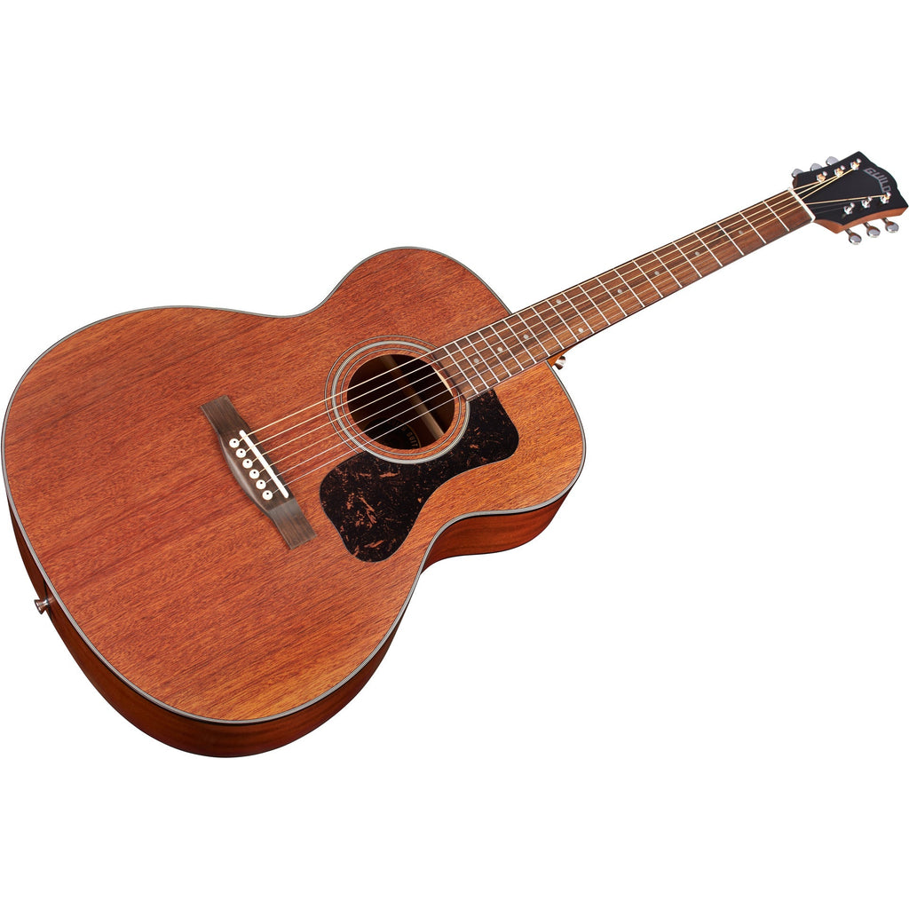 Guild OM-320 Natural Orchestra Model Acoustic Guitar - Solid Mahogany Top - View 5 | MusicMarket