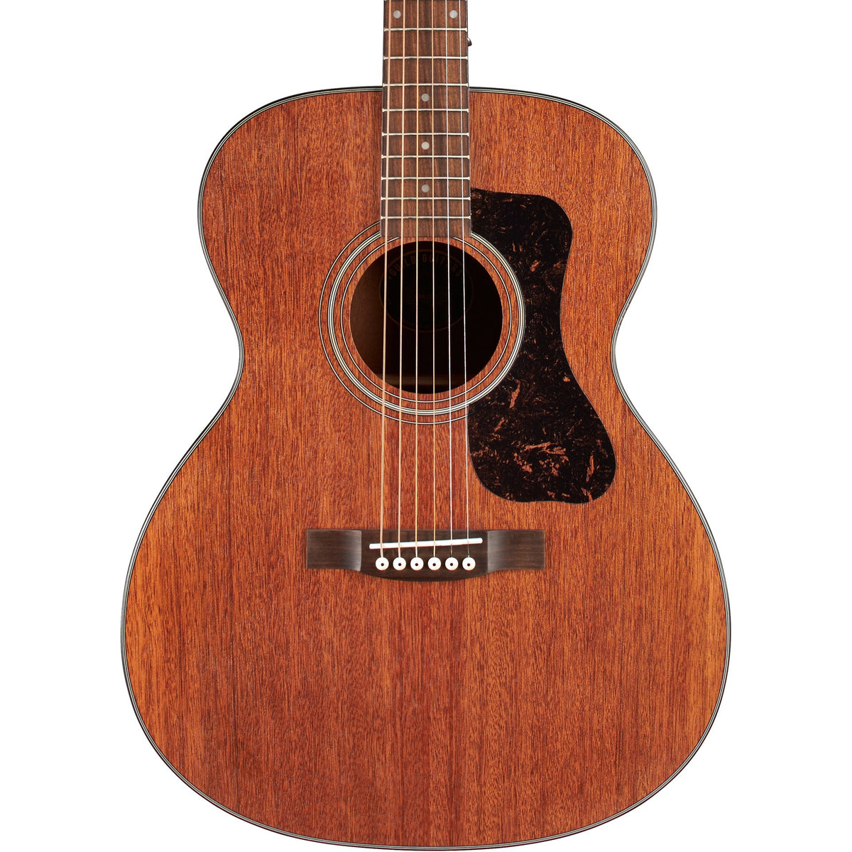 Guild OM-320 Natural Orchestra Model Acoustic Guitar - Solid Mahogany Top - MusicMarket