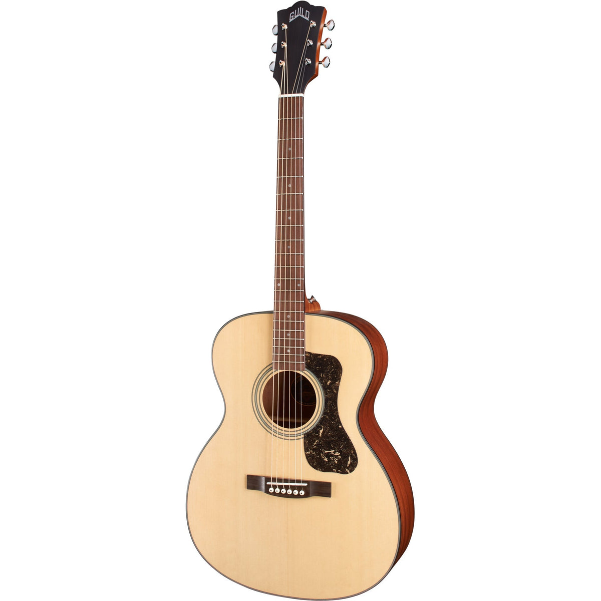 Guild OM-340 Natural Orchestra Model Acoustic Guitar - Solid Spruce Top - View 3 | MusicMarket