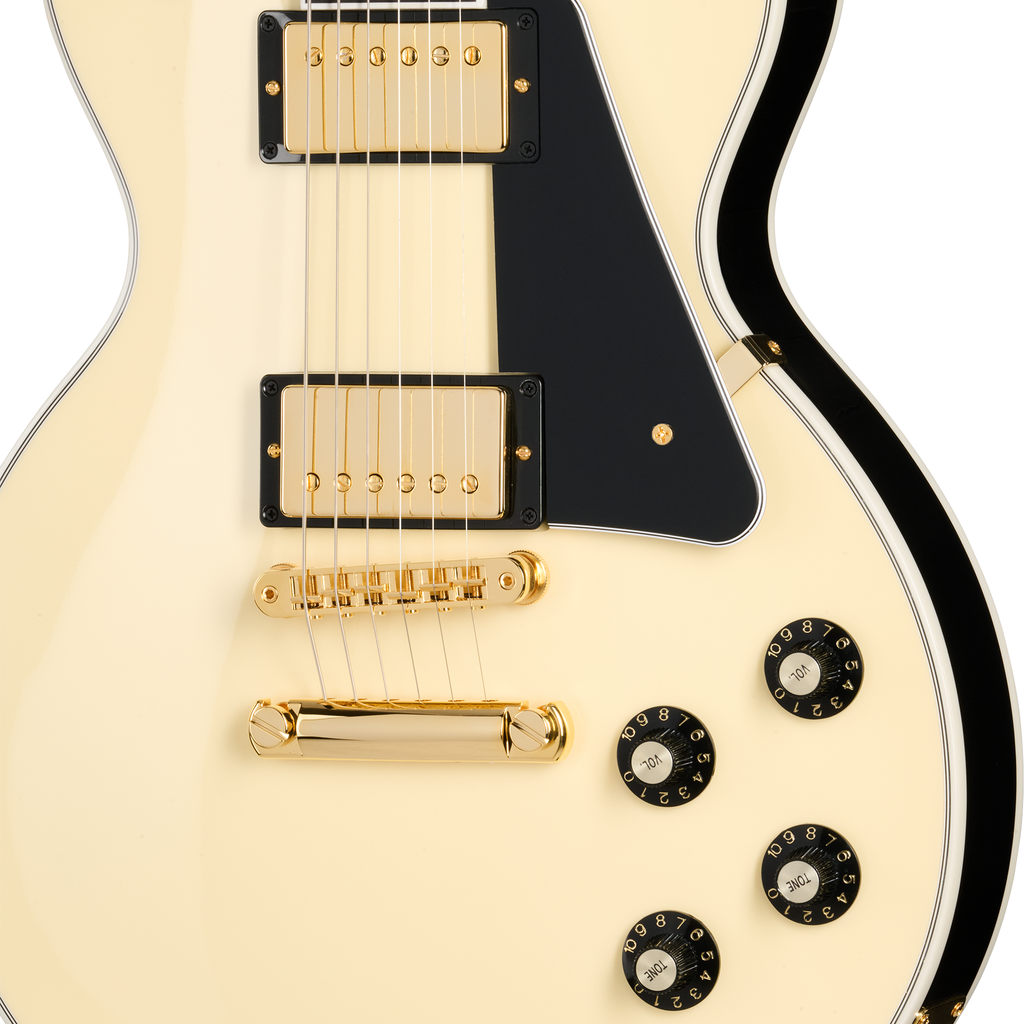Gibson Les Paul Custom 70s Electric Guitar - Buttercream Top - View 7 | MusicMarket