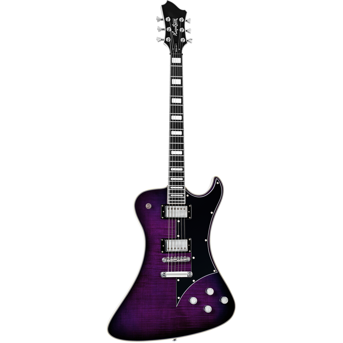 Hagstrom Fantomen Special Flame Maple Top Electric Guitar - Mystique Burst - View 2 | MusicMarket