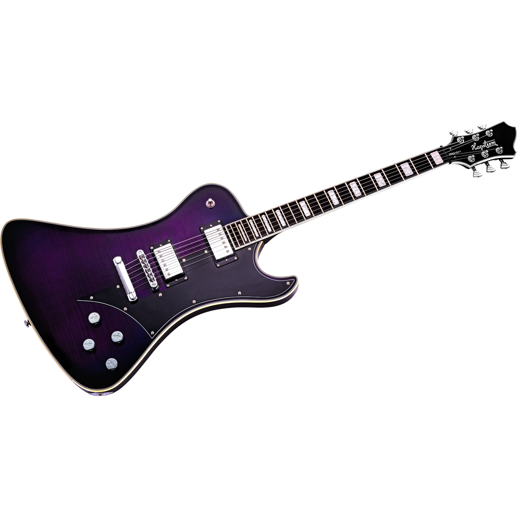 Hagstrom Fantomen Special Flame Maple Top Electric Guitar - Mystique Burst - View 4 | MusicMarket