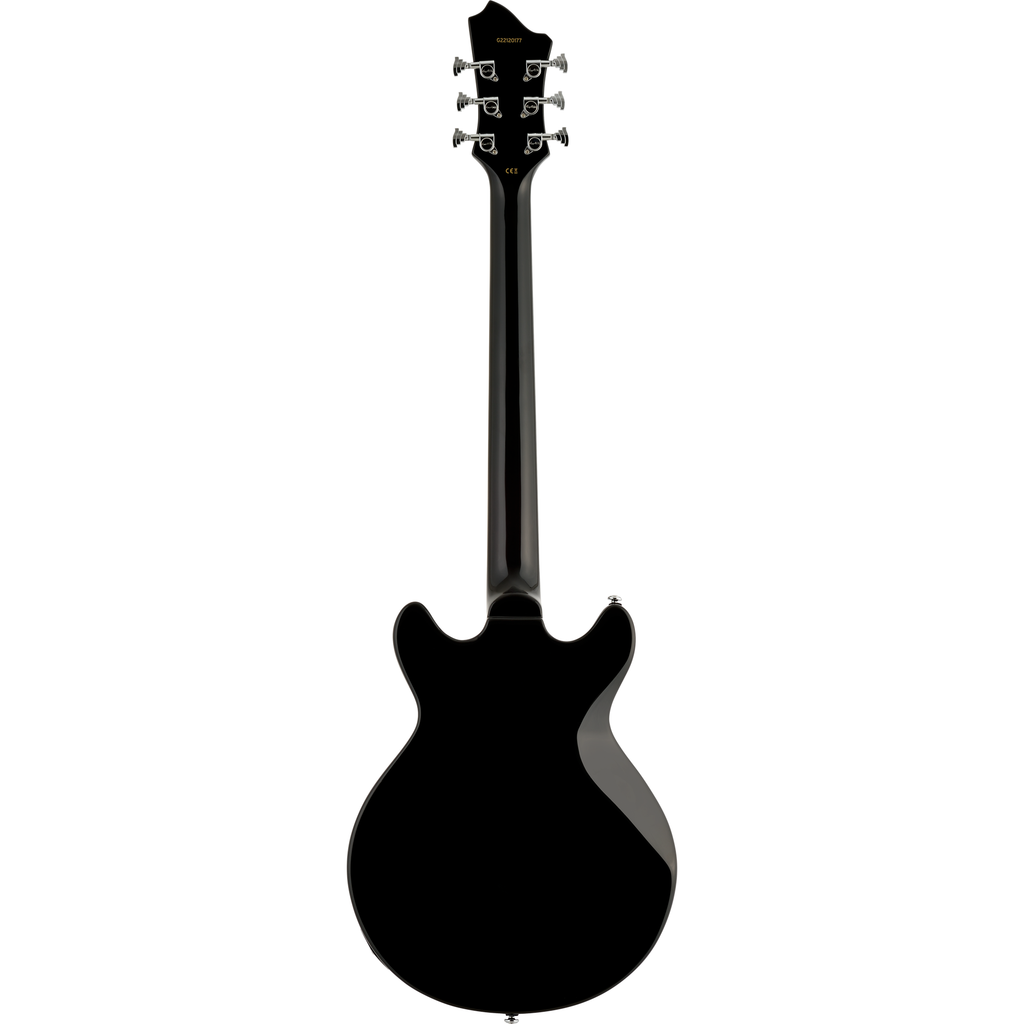 Hagstrom Megin Electric Guitar - Black Gloss - View 3 | MusicMarket