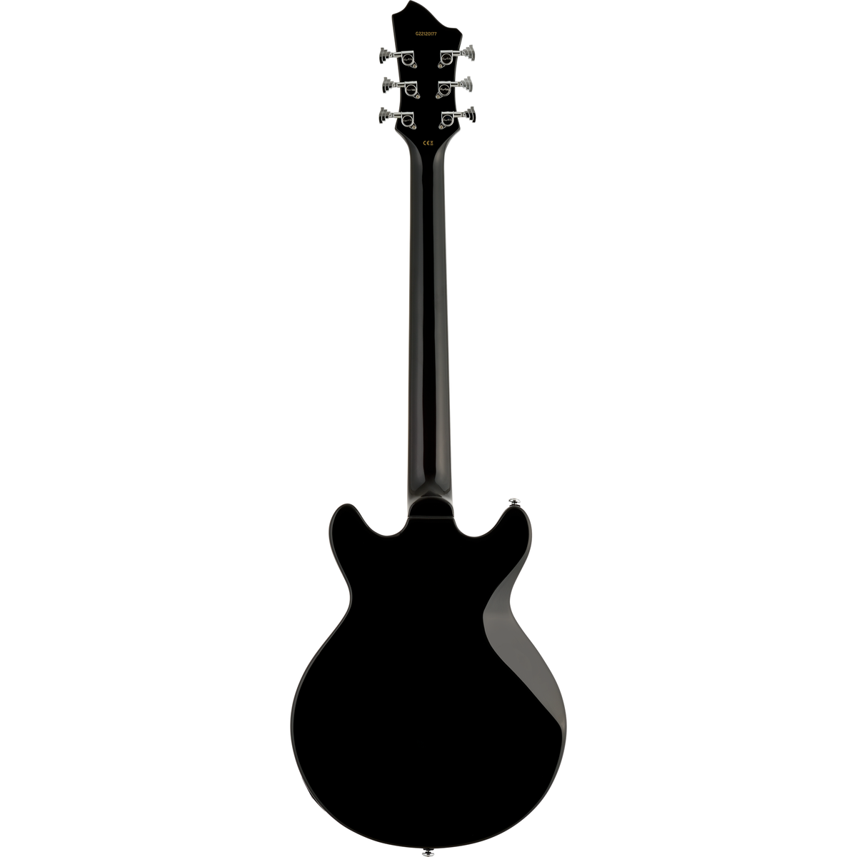 Hagstrom Megin Electric Guitar - Black Gloss - View 3 | MusicMarket