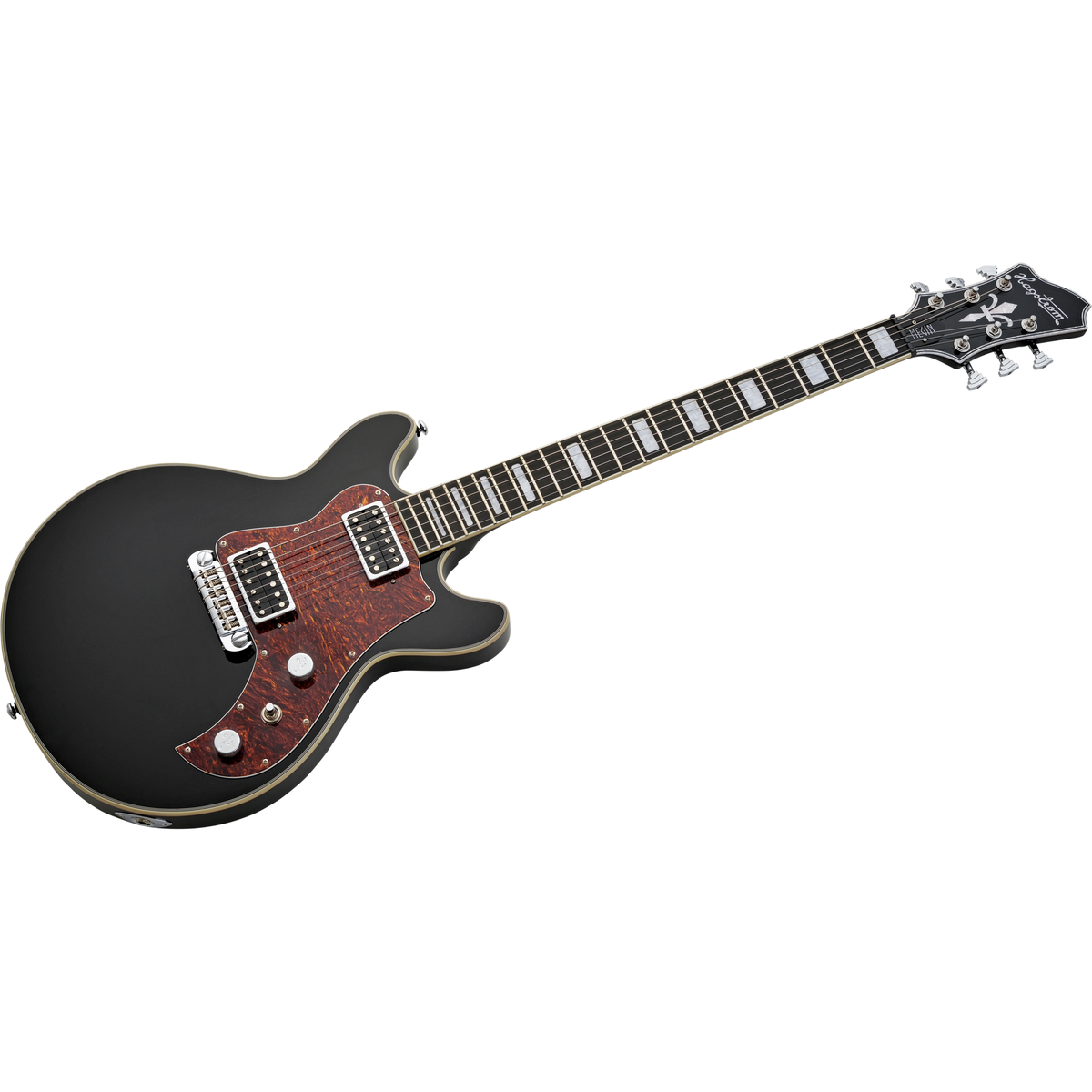 Hagstrom Megin Electric Guitar - Black Gloss - View 4 | MusicMarket